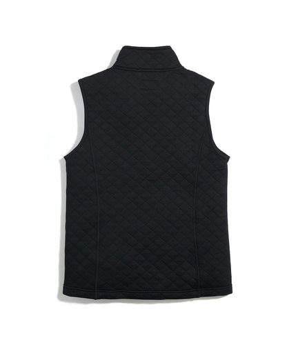 Women's Corbet Full Zip Vest in Black