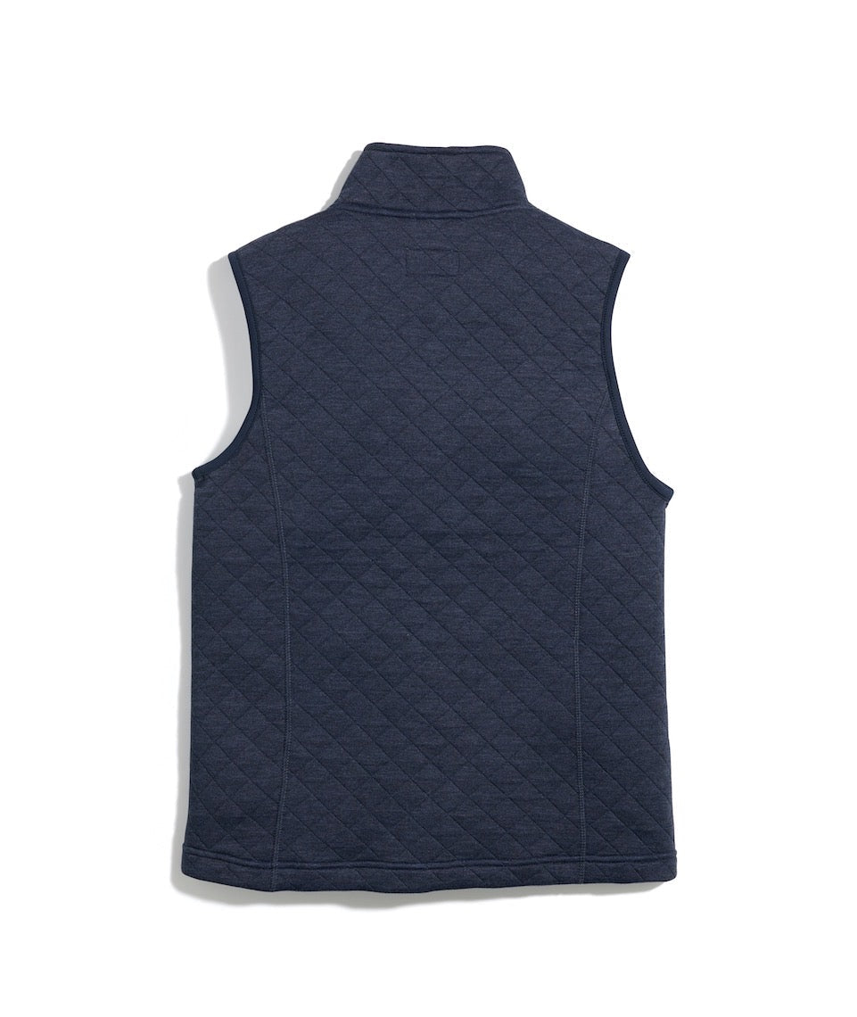 Women's Corbet Full Zip Vest in Navy