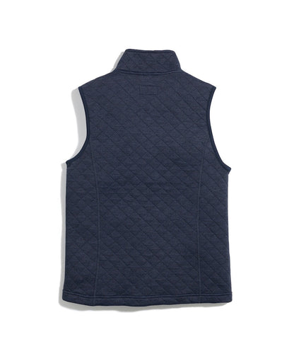 Women's Corbet Full Zip Vest in Navy