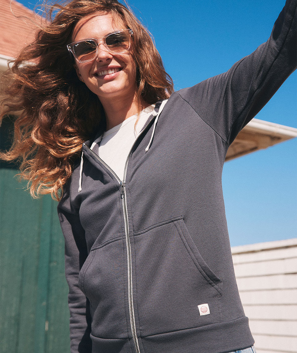 Women's Afternoon Hoodie in Asphalt Grey