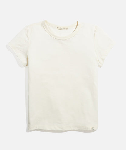 Women's Re-Spun Signature Crew in Natural