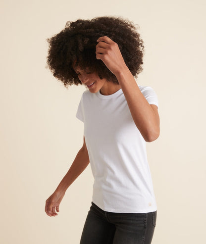 Women's Signature Crew in White