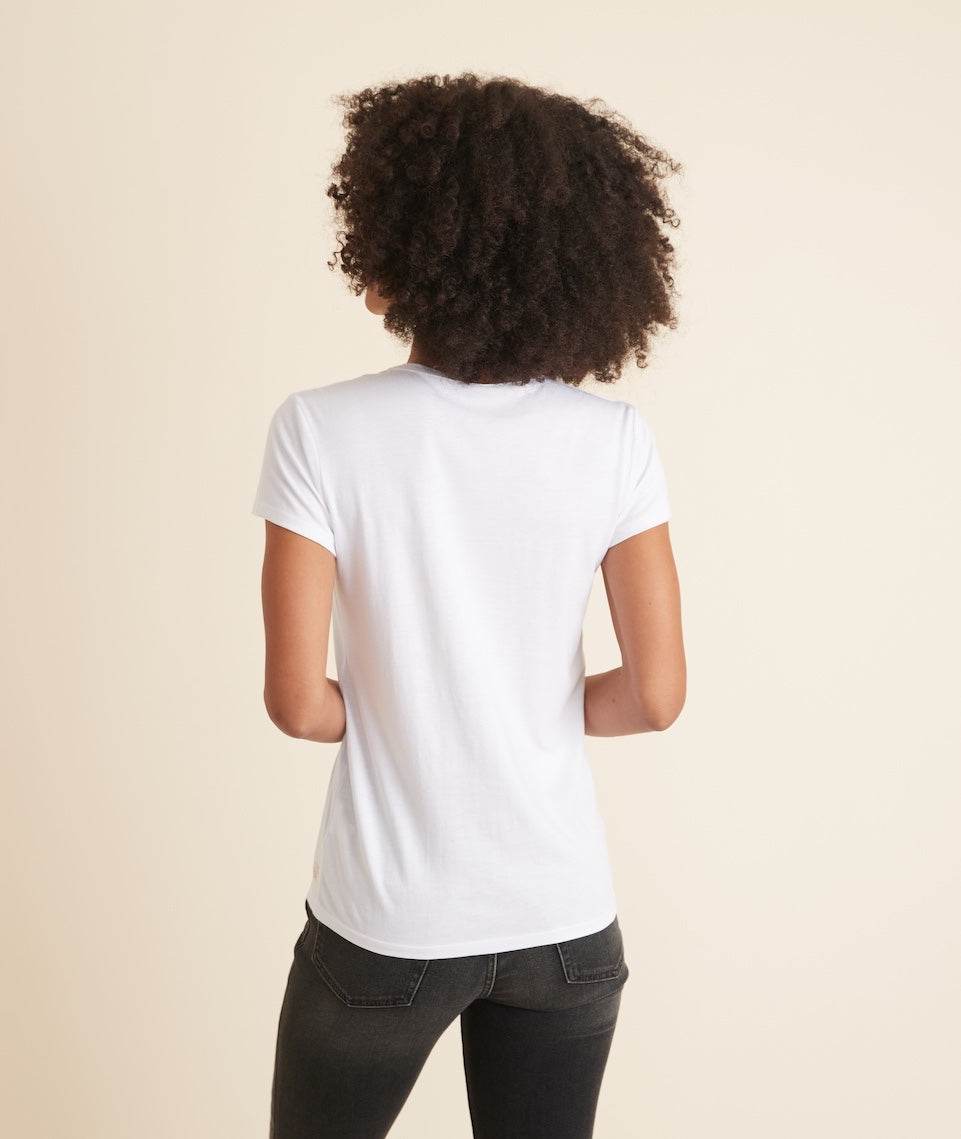 Women's Signature Crew in White