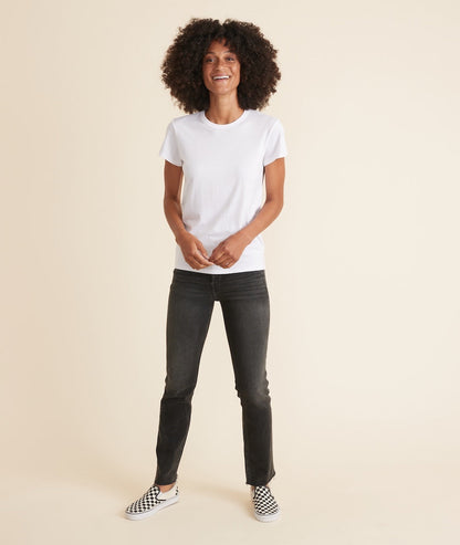 Women's Signature Crew in White