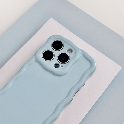 Wavy Phone Case - Baby Blue