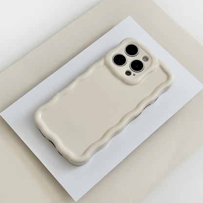 Wavy Phone Case - Cloud Dancer