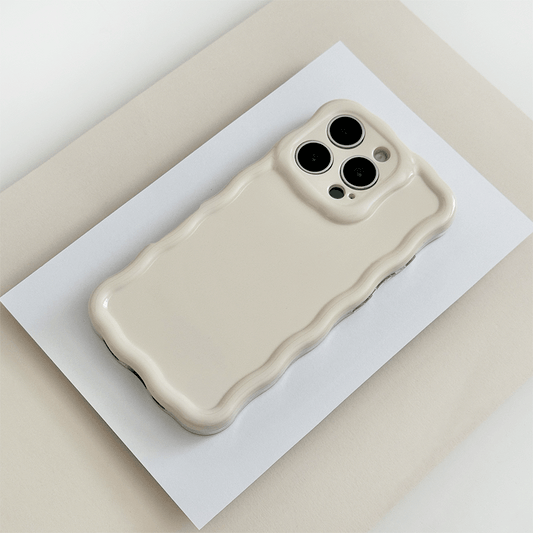 Wavy Phone Case - Cloud Dancer