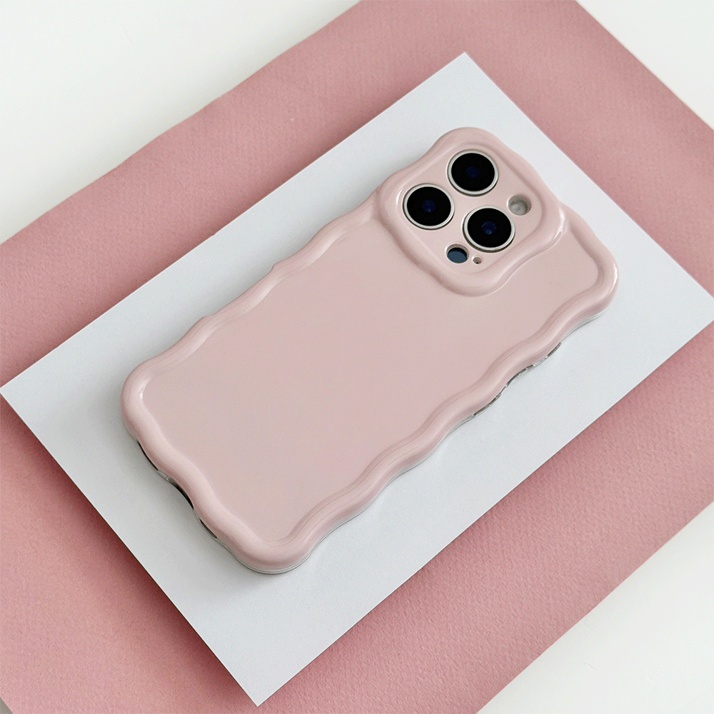 Wavy Phone Case - Soft Pink