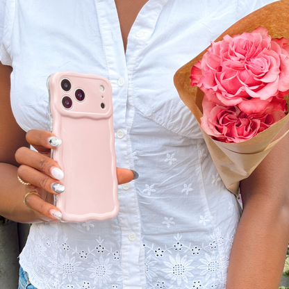 Wavy Phone Case - Soft Pink