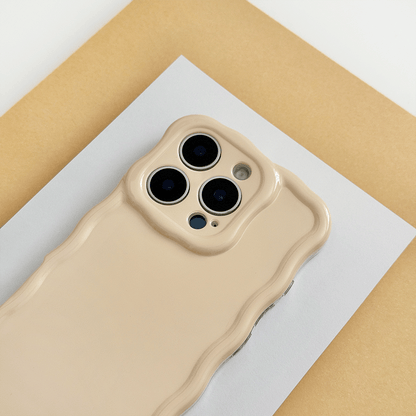 Wavy Phone Case - Peachy Yellow