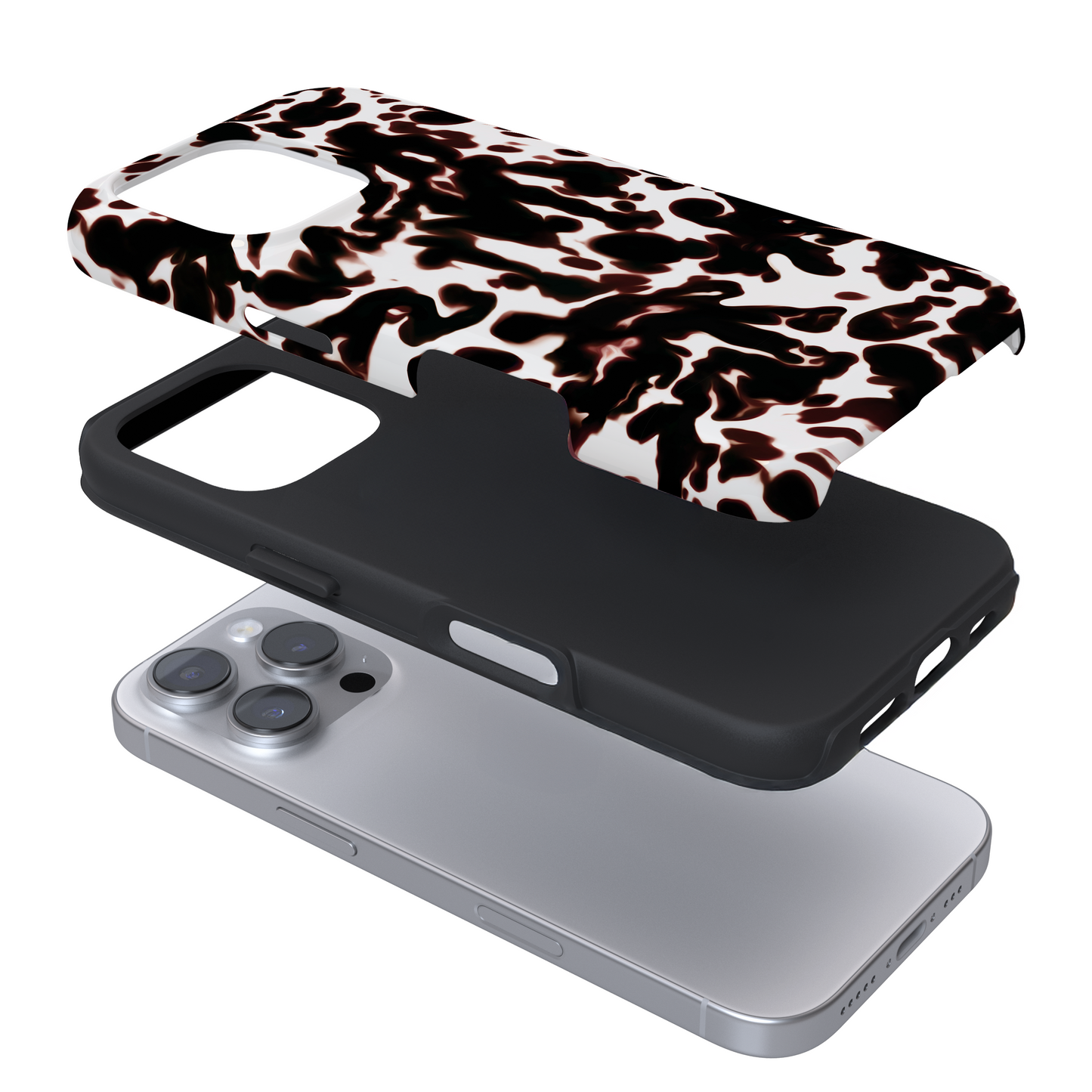 Tough Phone Case - White Tort
