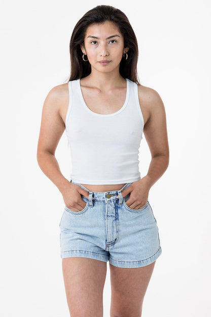 4308 - Baby Rib Crop Tank