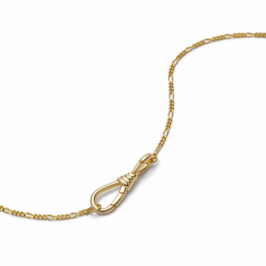 Apollo Carabiner Chain Necklace 18ct Gold Plate