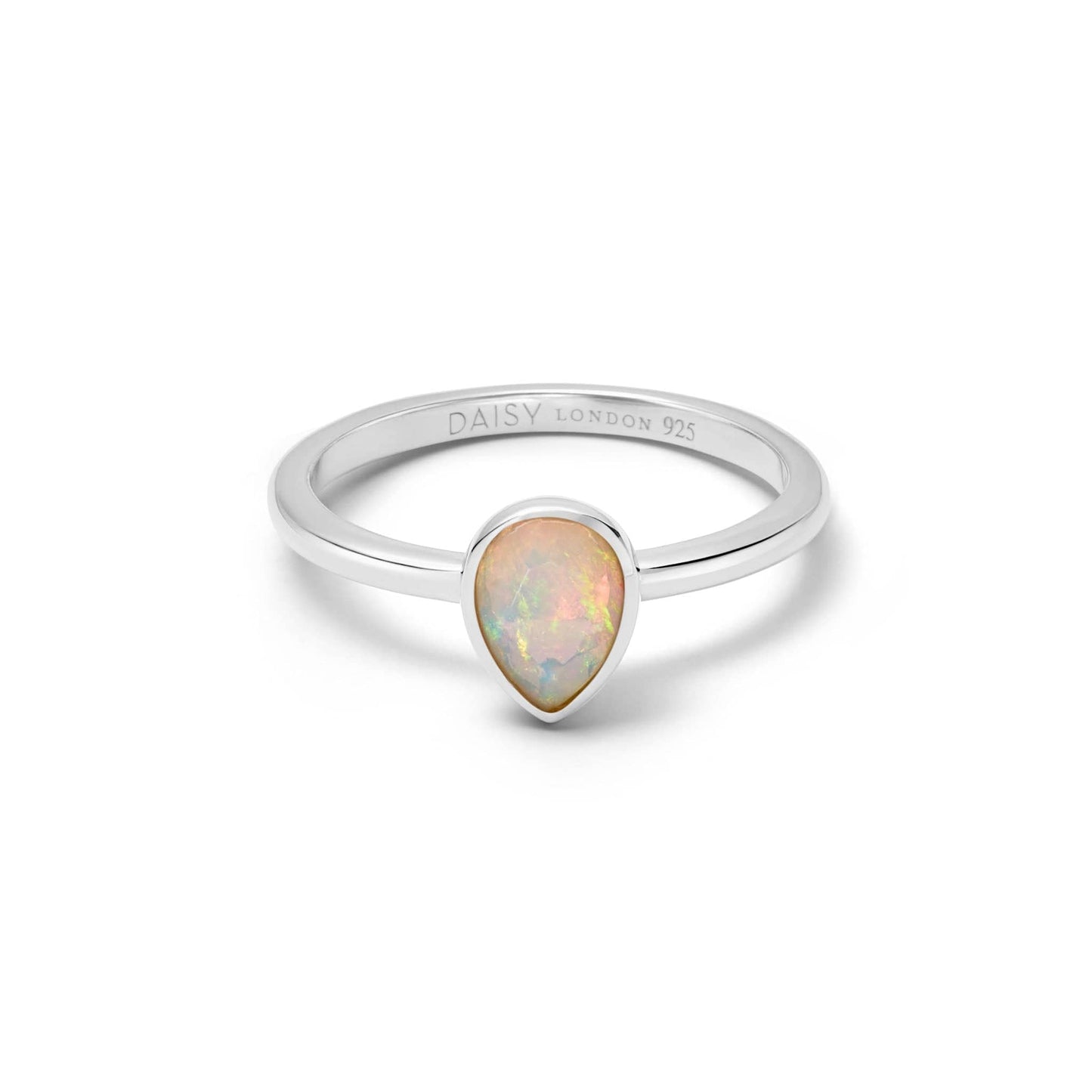 Birthstone Ring Sterling Silver