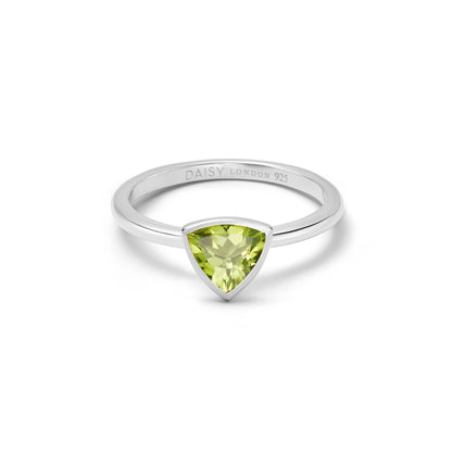 Birthstone Ring Sterling Silver