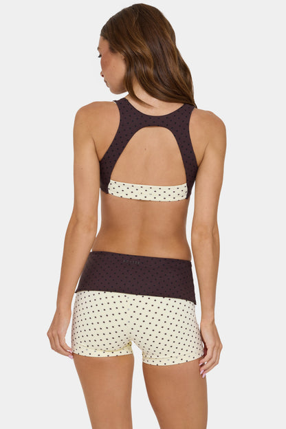 Soft Active Medium-Impact Sports Bra in Cookie Butter