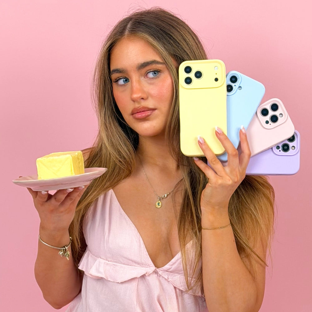 Butter Soft Silicone Phone Case - Pink