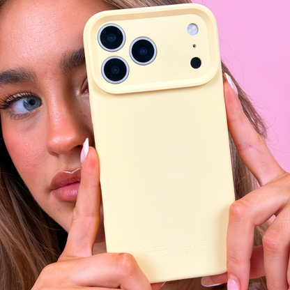 Butter Soft Silicone Phone Case - Yellow