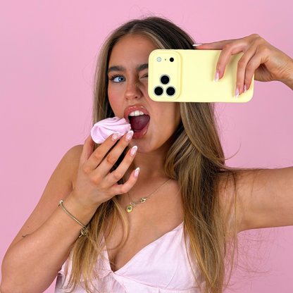 Butter Soft Silicone Phone Case - Yellow