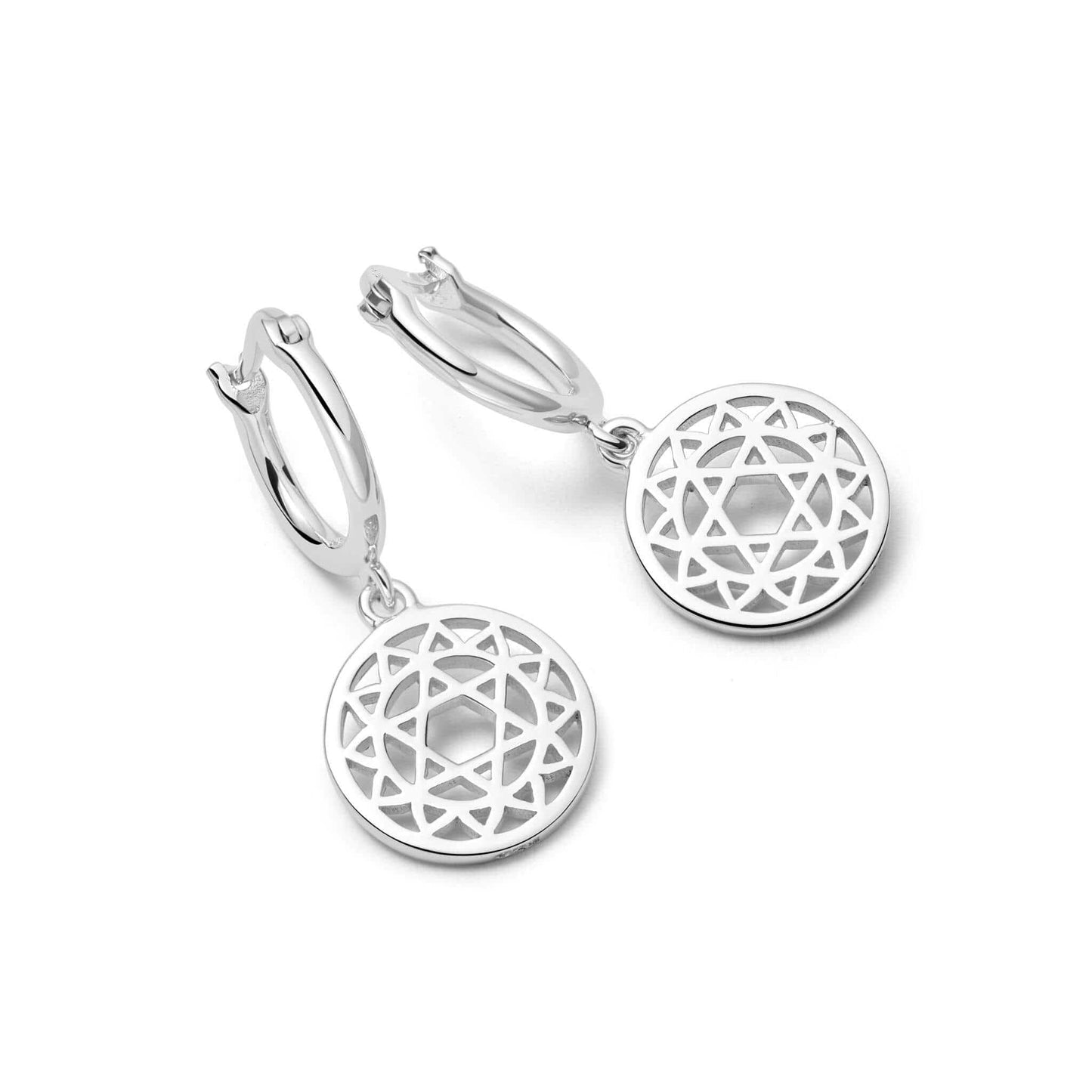 Chakra Earrings Sterling Silver