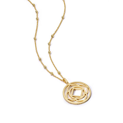 Chakra Necklace 18ct Gold Plate