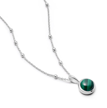 Healing Stone Necklace Sterling Silver