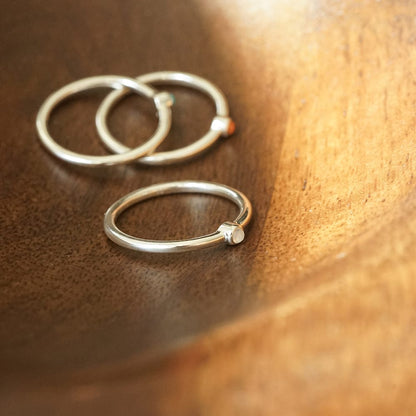 Healing Stone Ring Sterling Silver