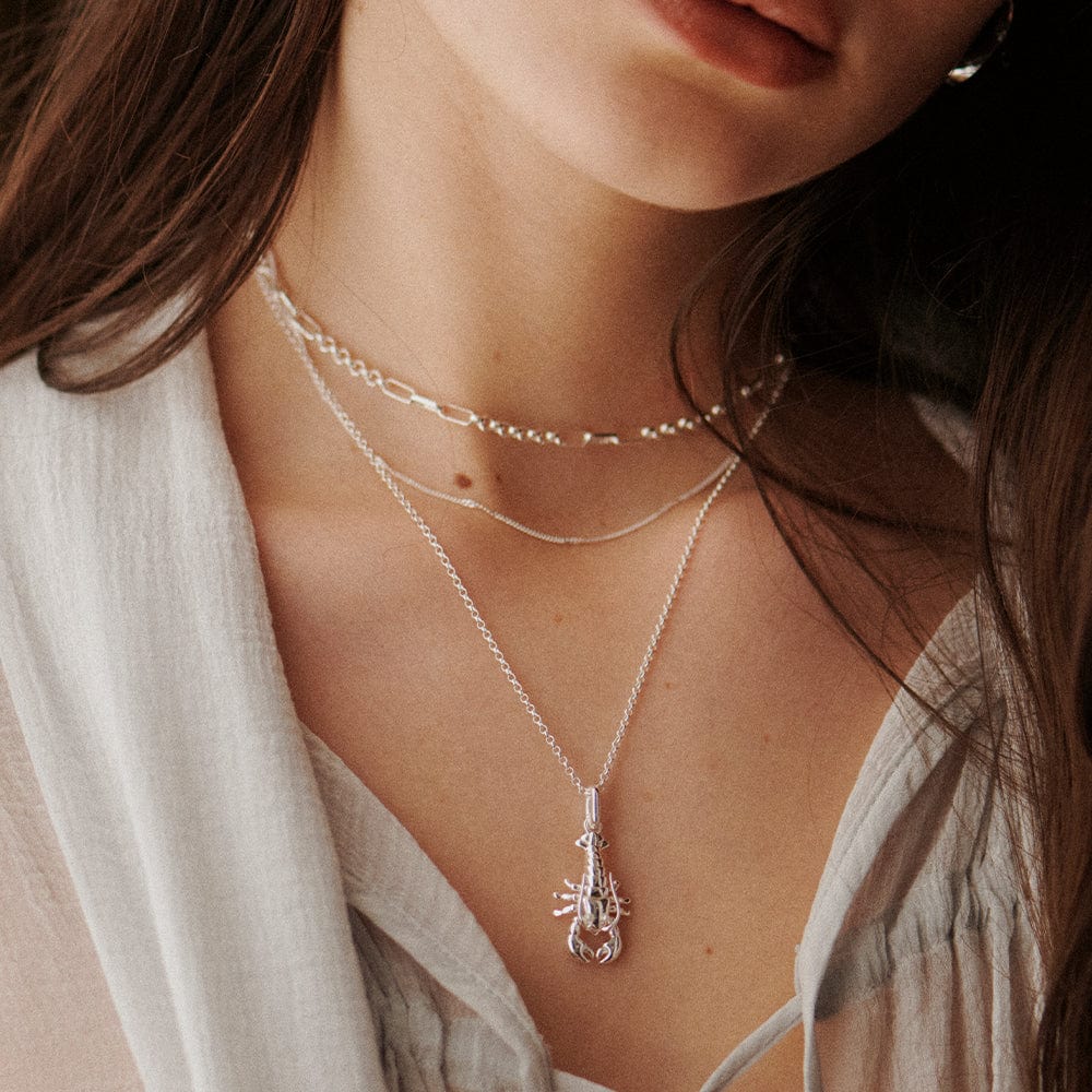 Lobster Charm Sterling Silver