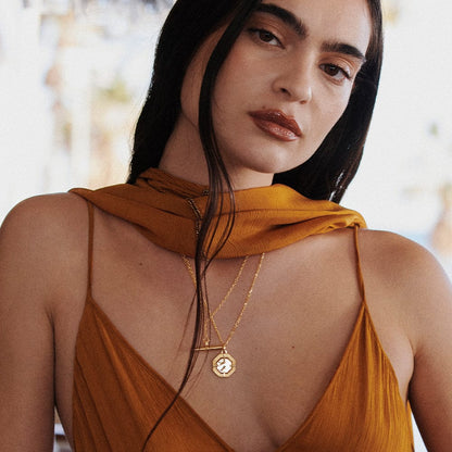 Estée Lalonde Modern Heirloom Necklace Layering Set 18ct Gold Plate