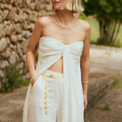 Polly Shell Belt 18ct Gold Plate