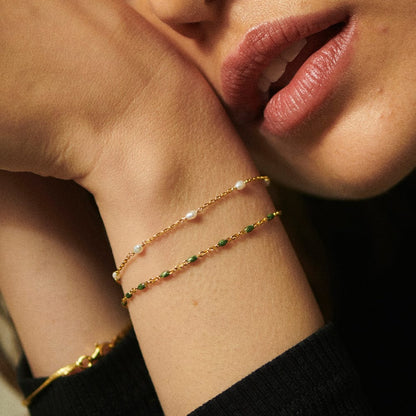 Radiant Treasures Bracelet Stack 18ct Gold Plate