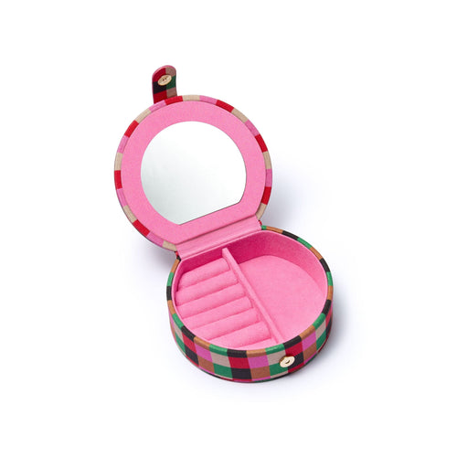 Shrimps Compact Pink Jewellery Box