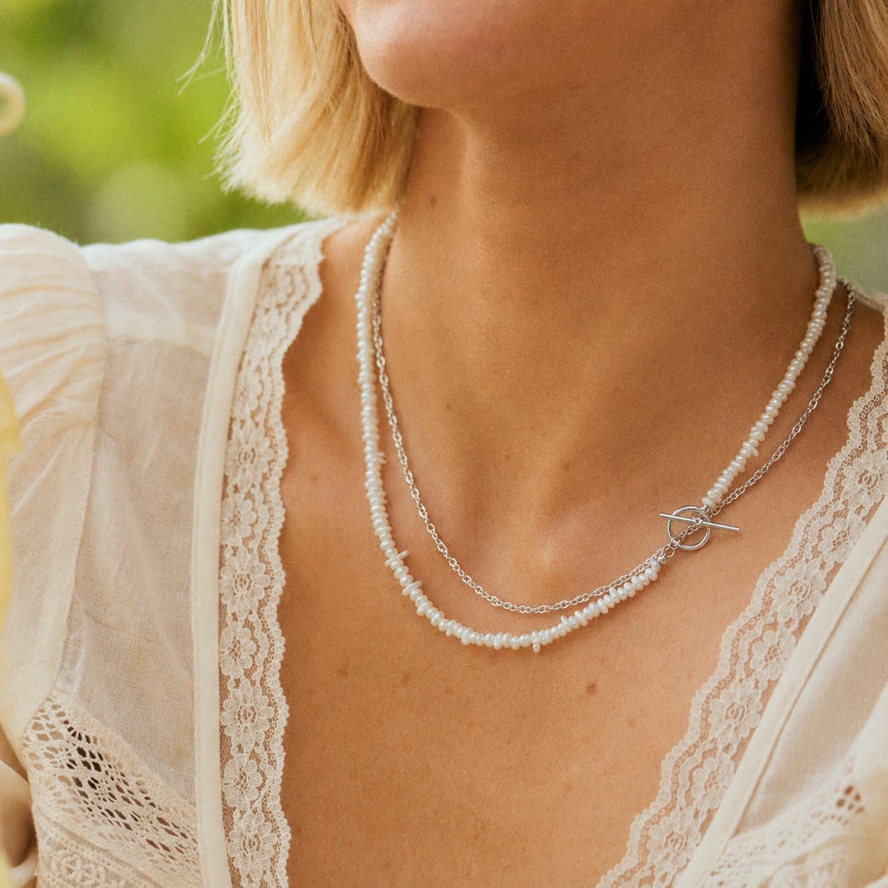 Thick Singapore Layering Chain Necklace Sterling Silver