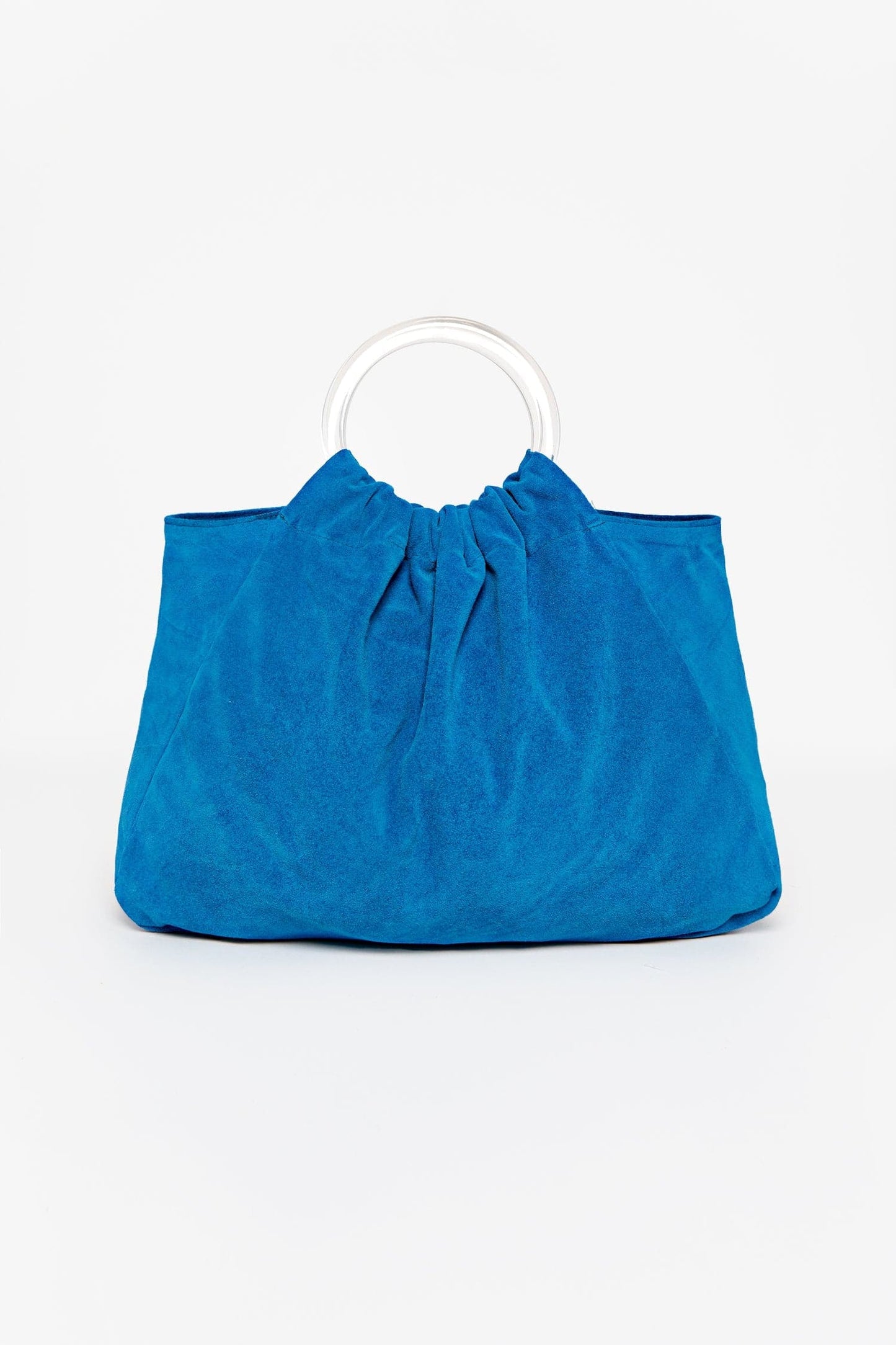 RLH3480 - Suede Acrylic Ring Bag