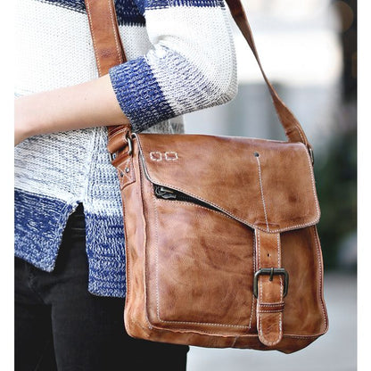 Venice Beach Crossbody, Tan Rustic