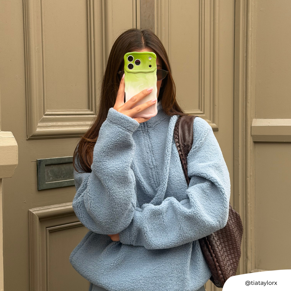 Wavy Phone Case - Strawberry Matcha