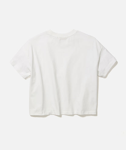 Women's Luxe Jersey Crew Tee in Bright White