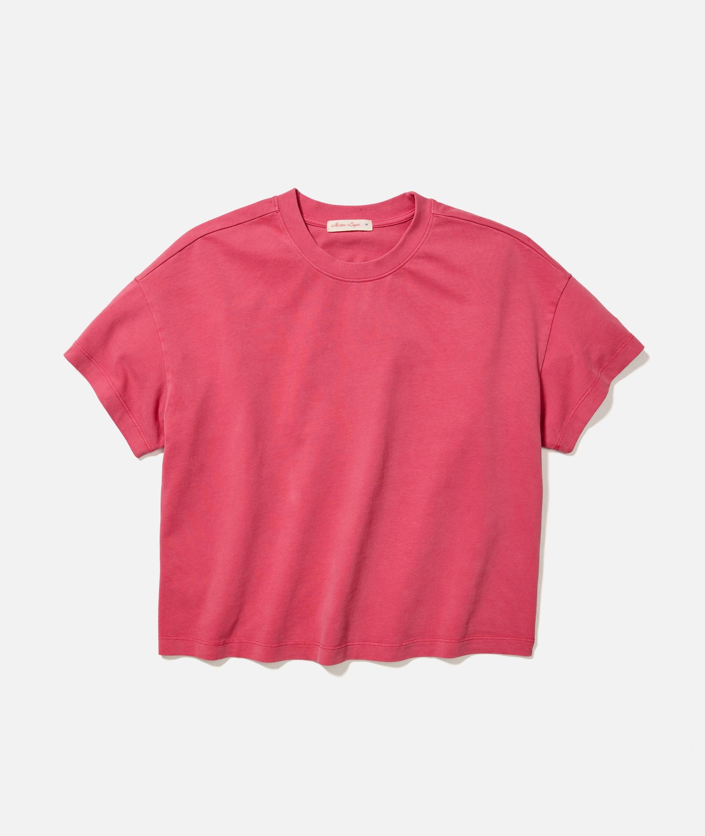 Women's Luxe Jersey Crew Tee in Baked Apple