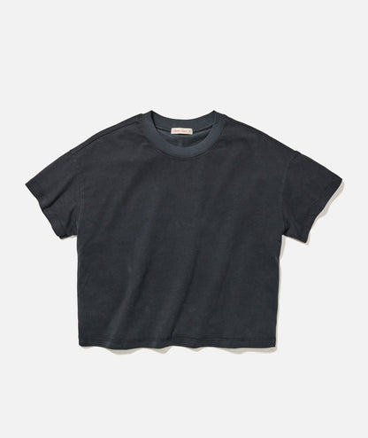 Women's Luxe Jersey Crew Tee in Black