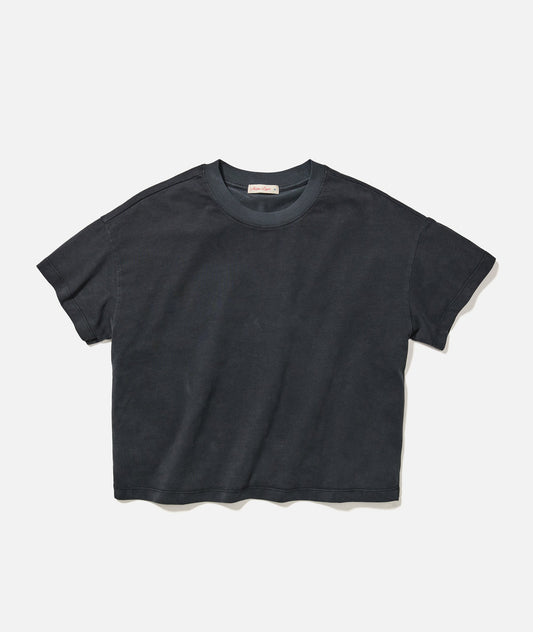 Women's Luxe Jersey Crew Tee in Black