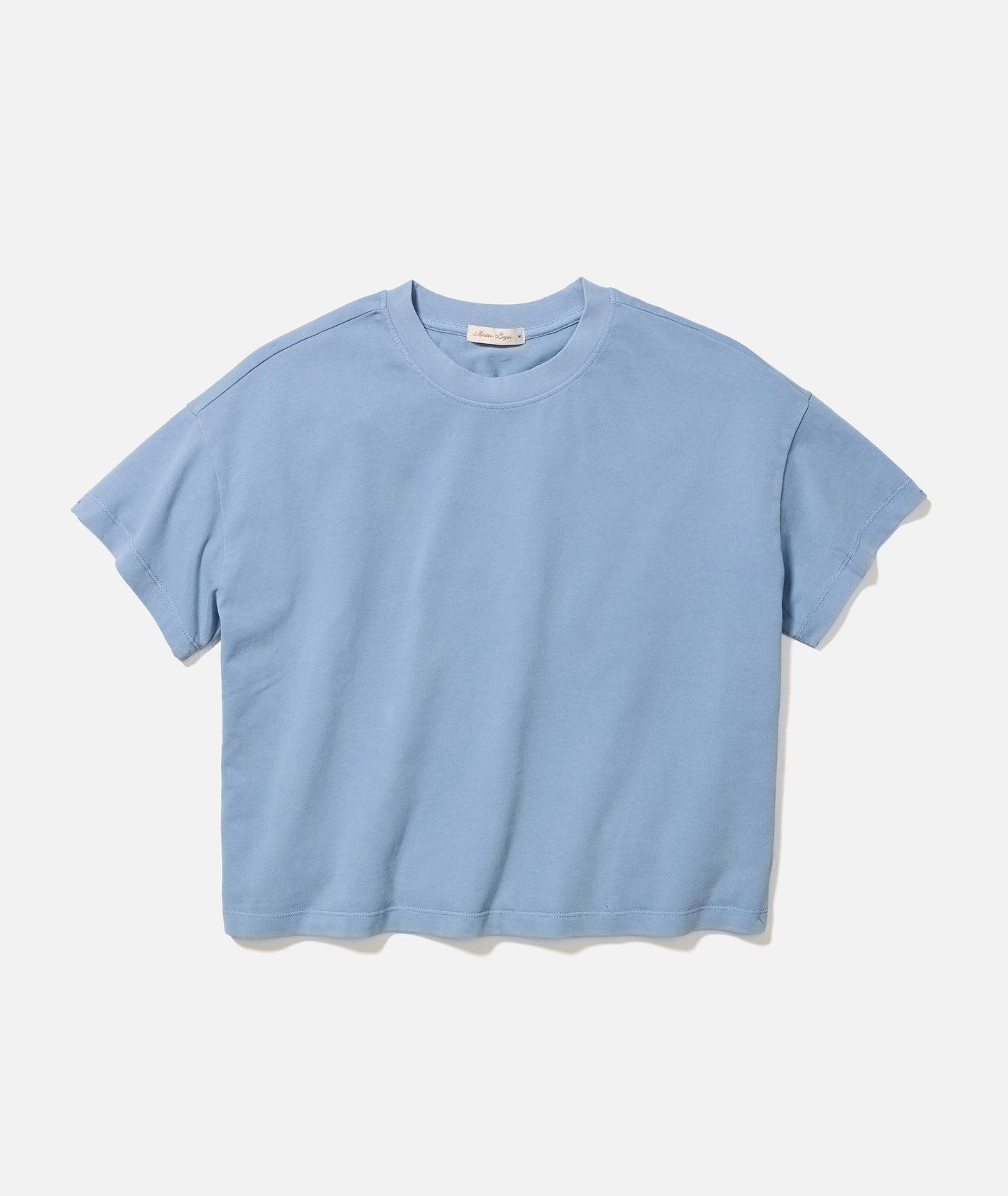 Women's Luxe Jersey Crew Tee in Coastal Blue