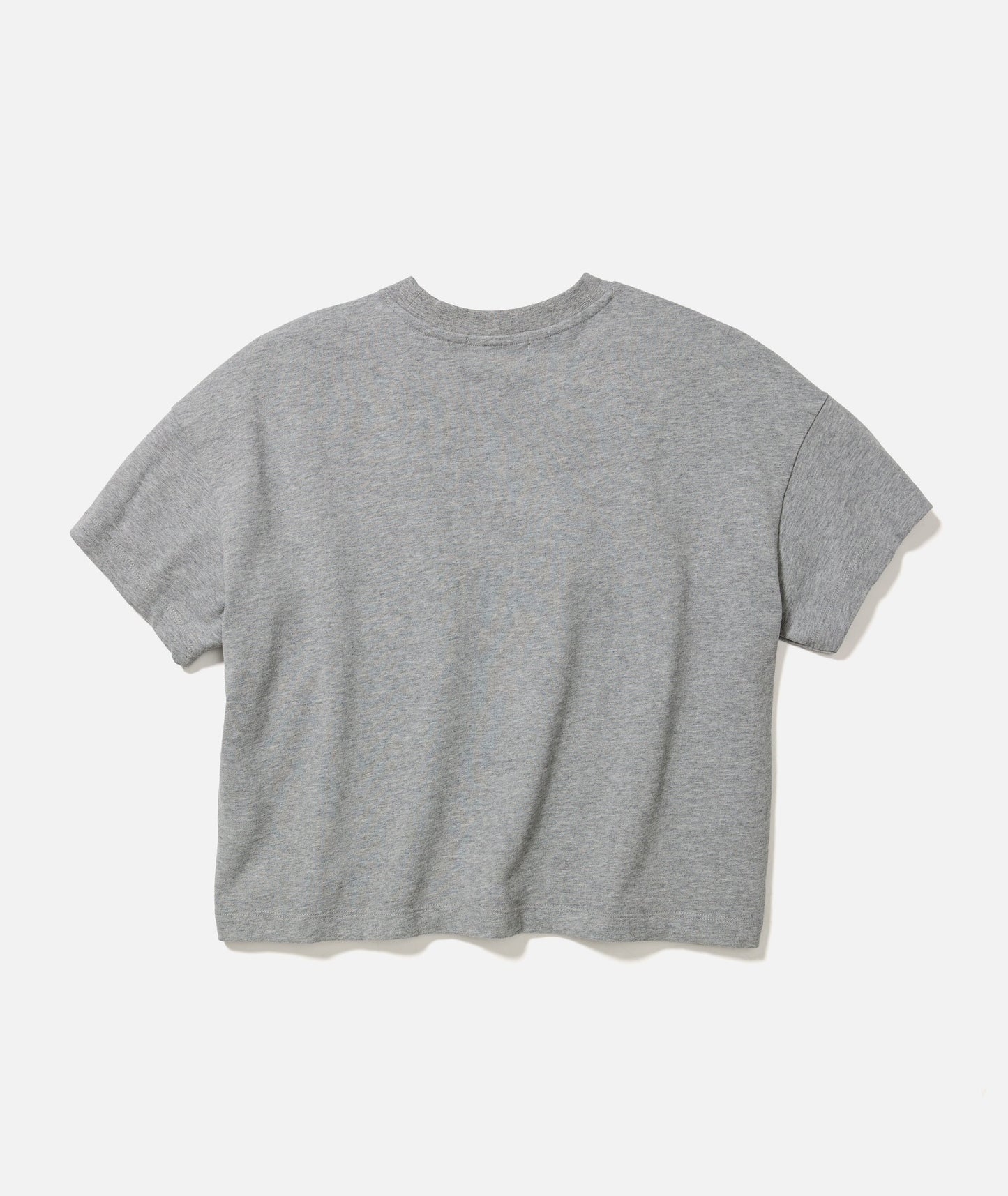 Women's Luxe Jersey Crew Tee in Heather Grey