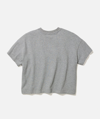 Women's Luxe Jersey Crew Tee in Heather Grey
