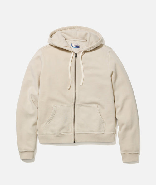 Women's Cloud 9 Fleece Full Zip Hoodie in Whitecap